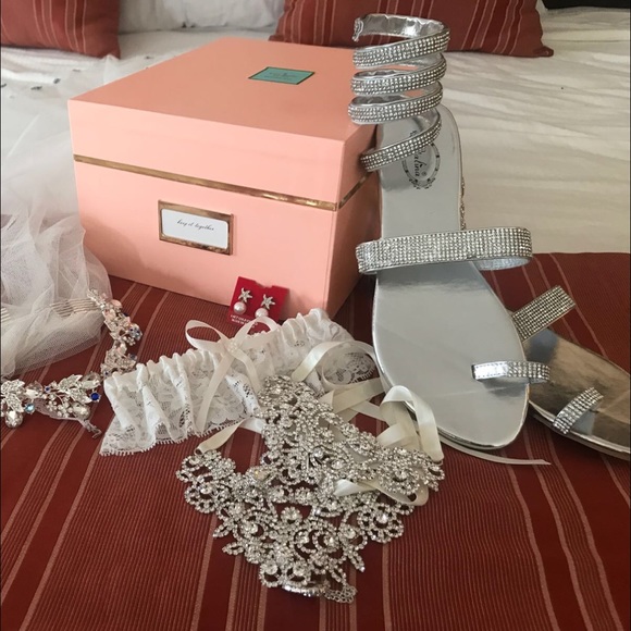 Exquisite sparkly wrap Sandal - Picture 2 of 5